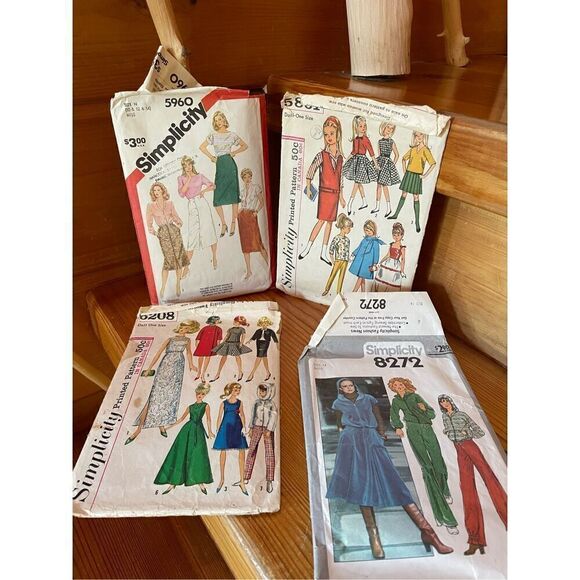 Sewing Patterns x4 - Picture 1 of 2